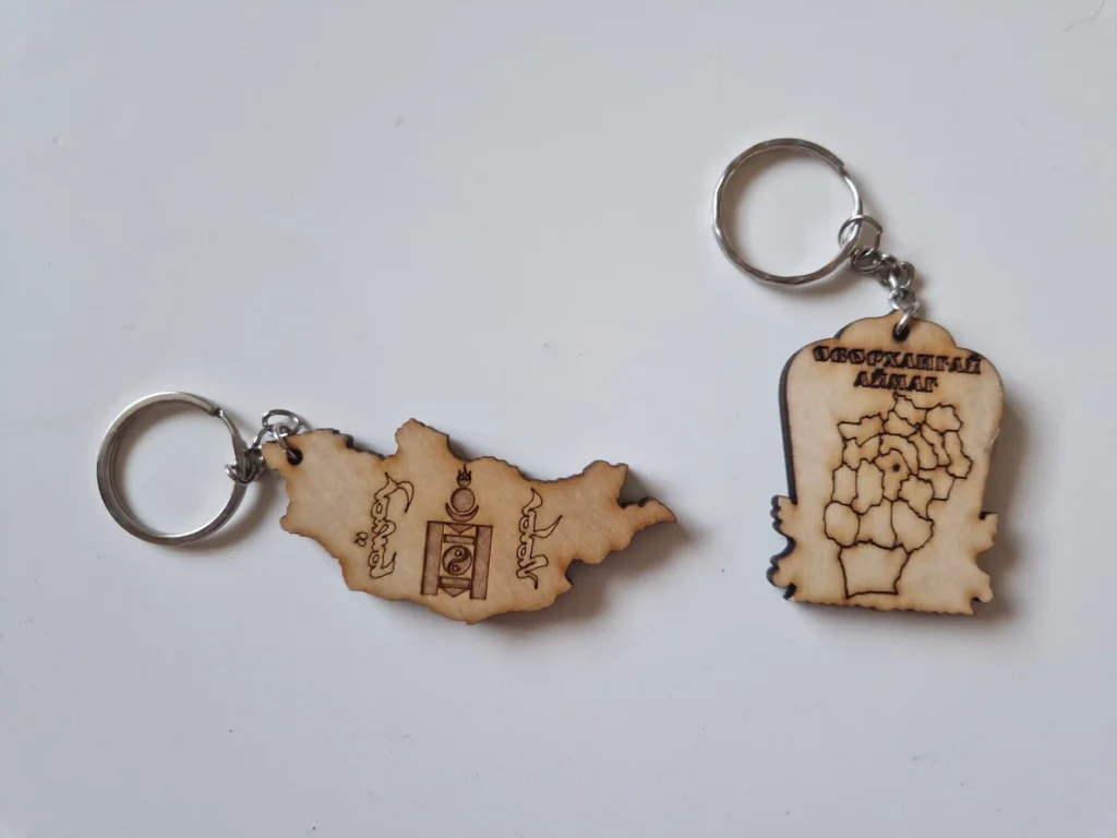 Travel stories from Mongolia - two wooden souvenirs